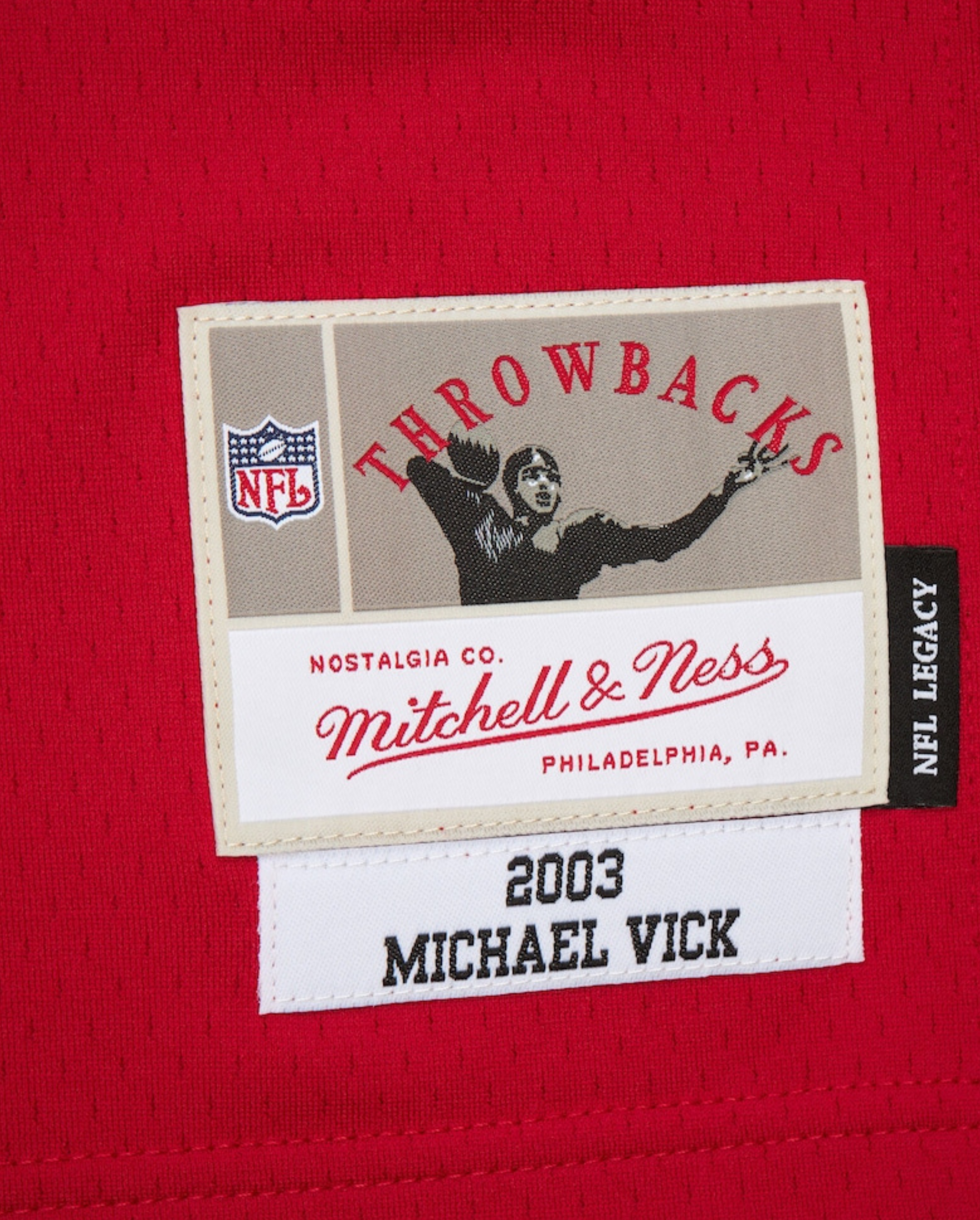 Michael Vick 2003 Atlanta Falcons Red Throwback