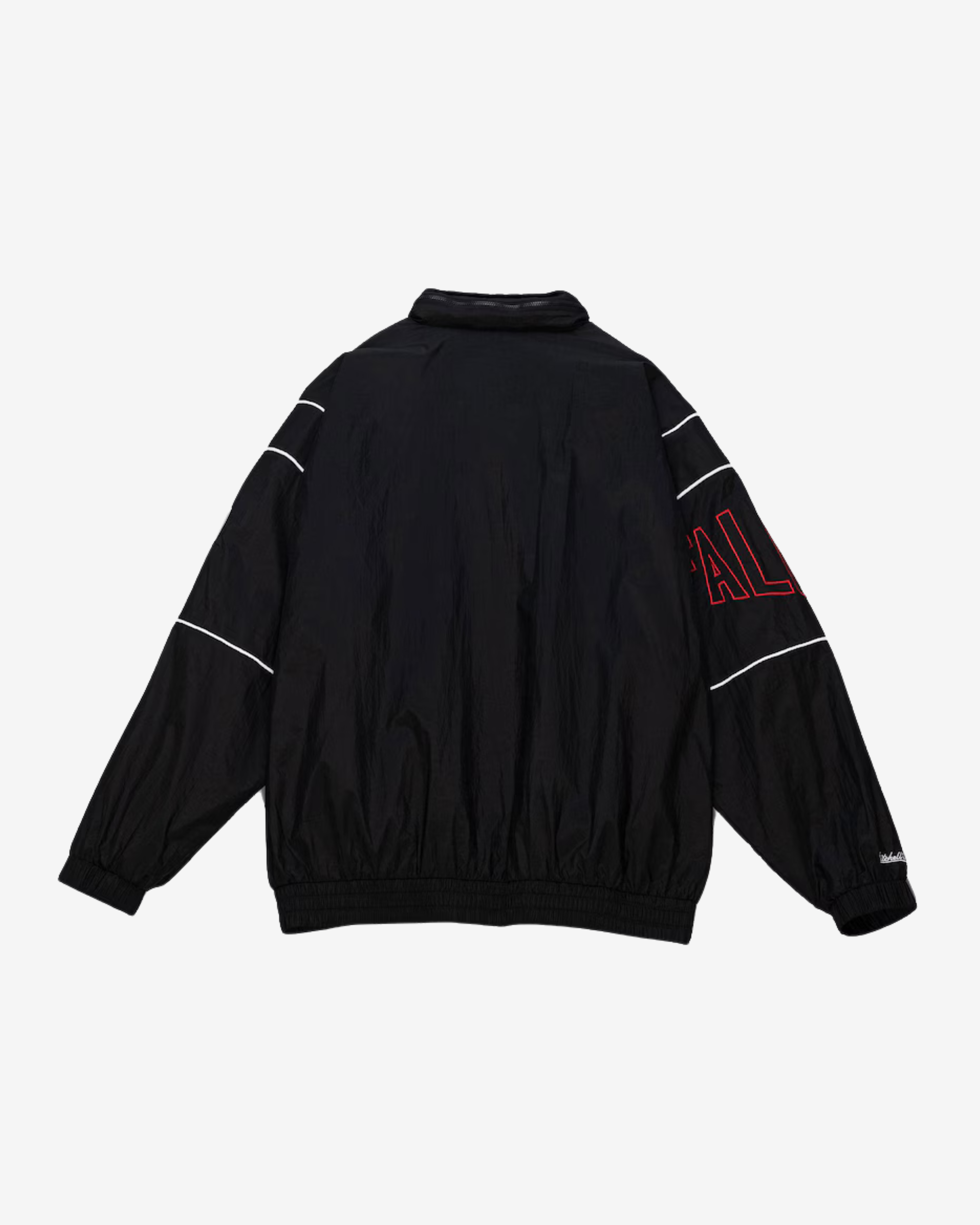 Black Atlanta Falcons Authentic Mitchell & Ness Sideline Jacket