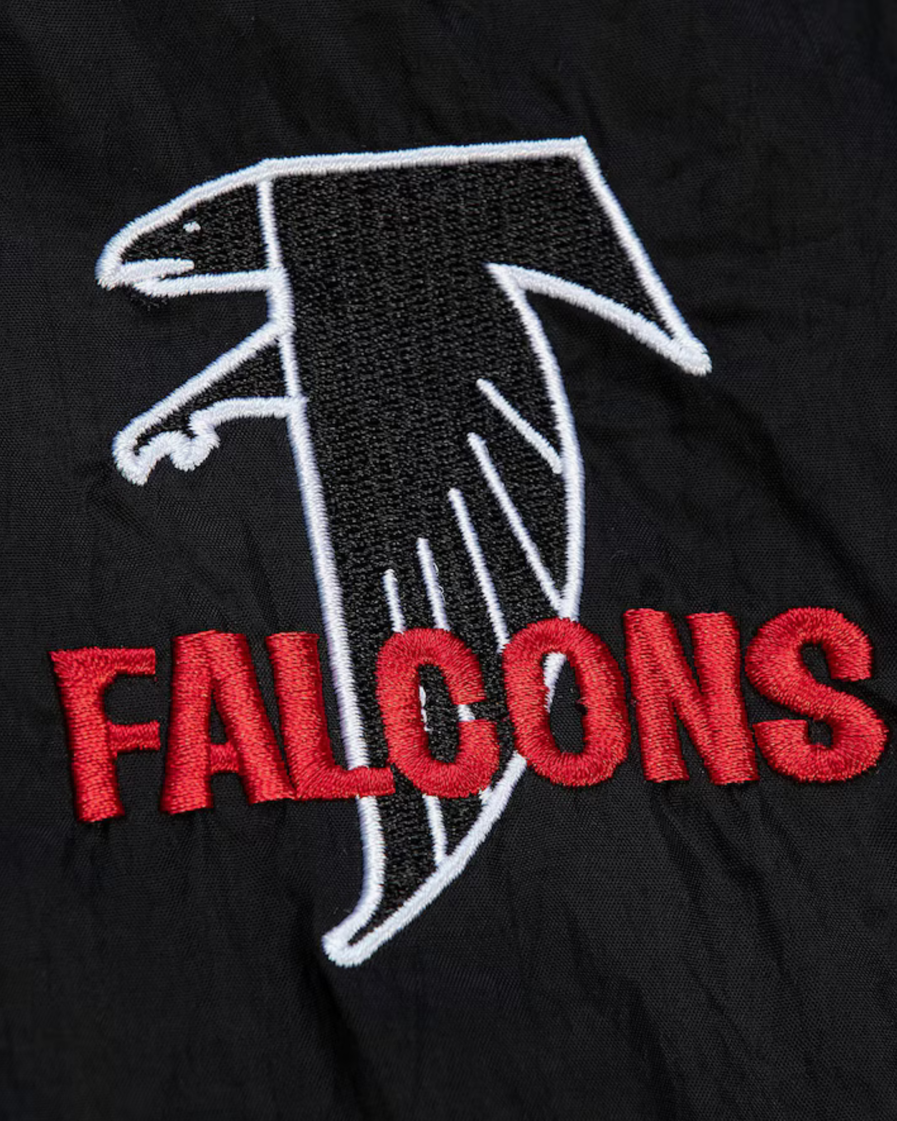 Black Atlanta Falcons Authentic Mitchell & Ness Sideline Jacket